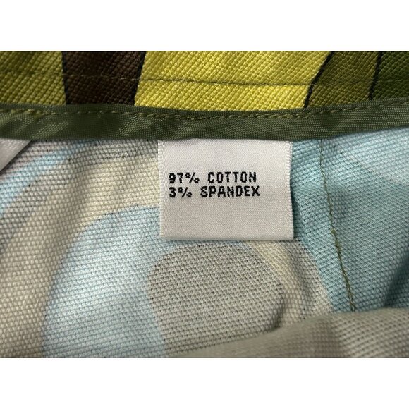 Talbots Womens Stretch Capri Pants Size 10 Multicolor Abstract Print - Picture 6 of 9